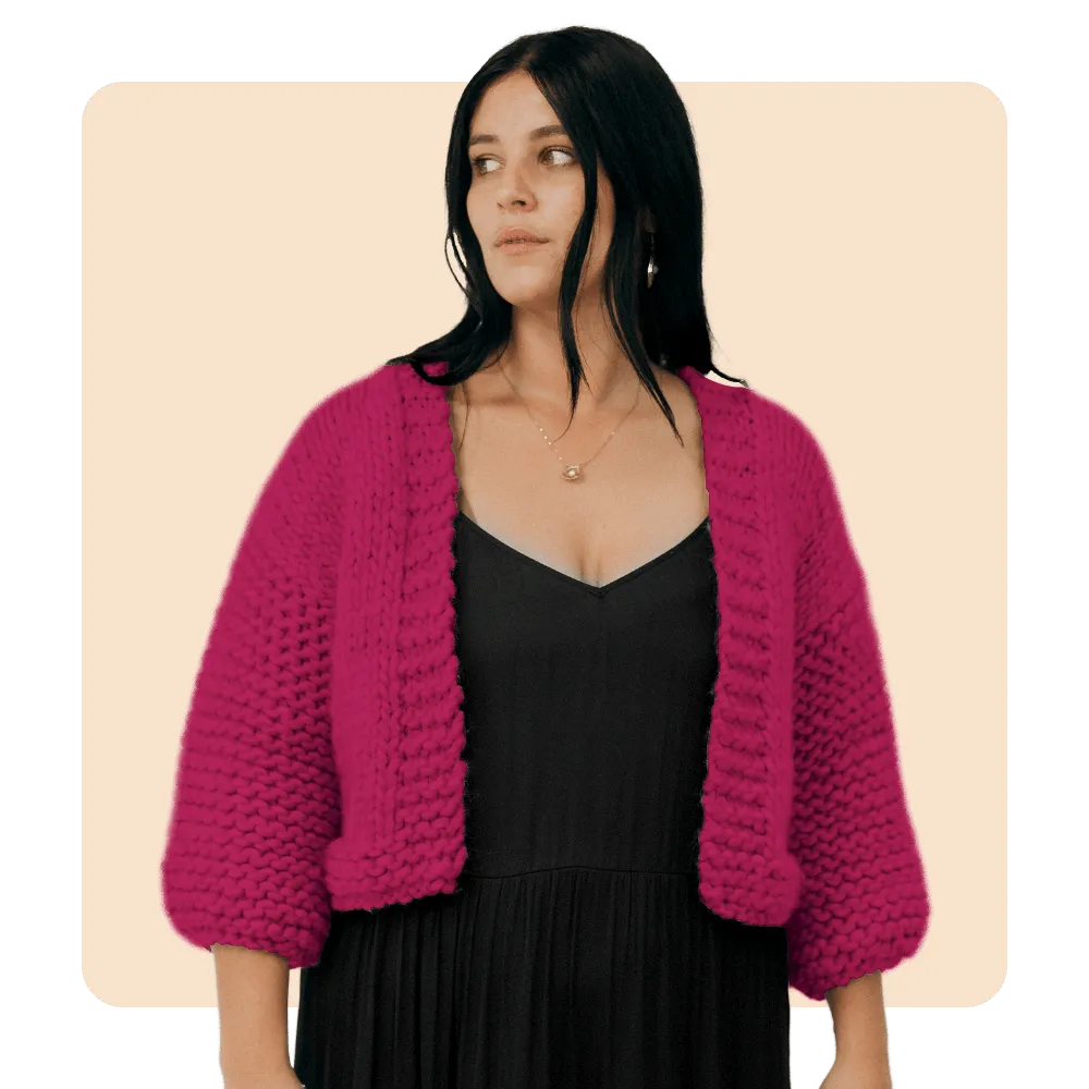// Merino Knit Kit // START HERE Cardi