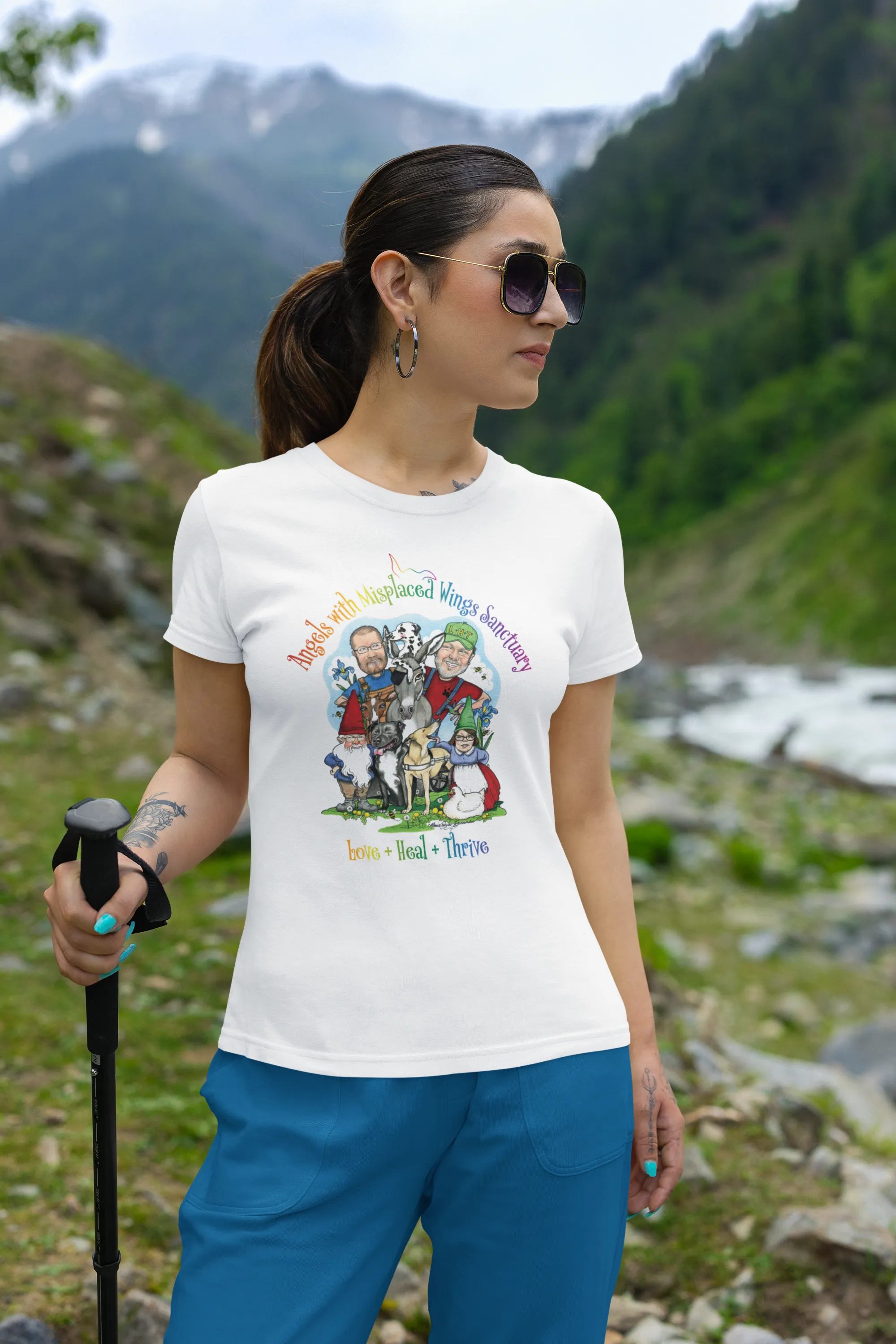 Angels Ladies Tee (Available in several colors)