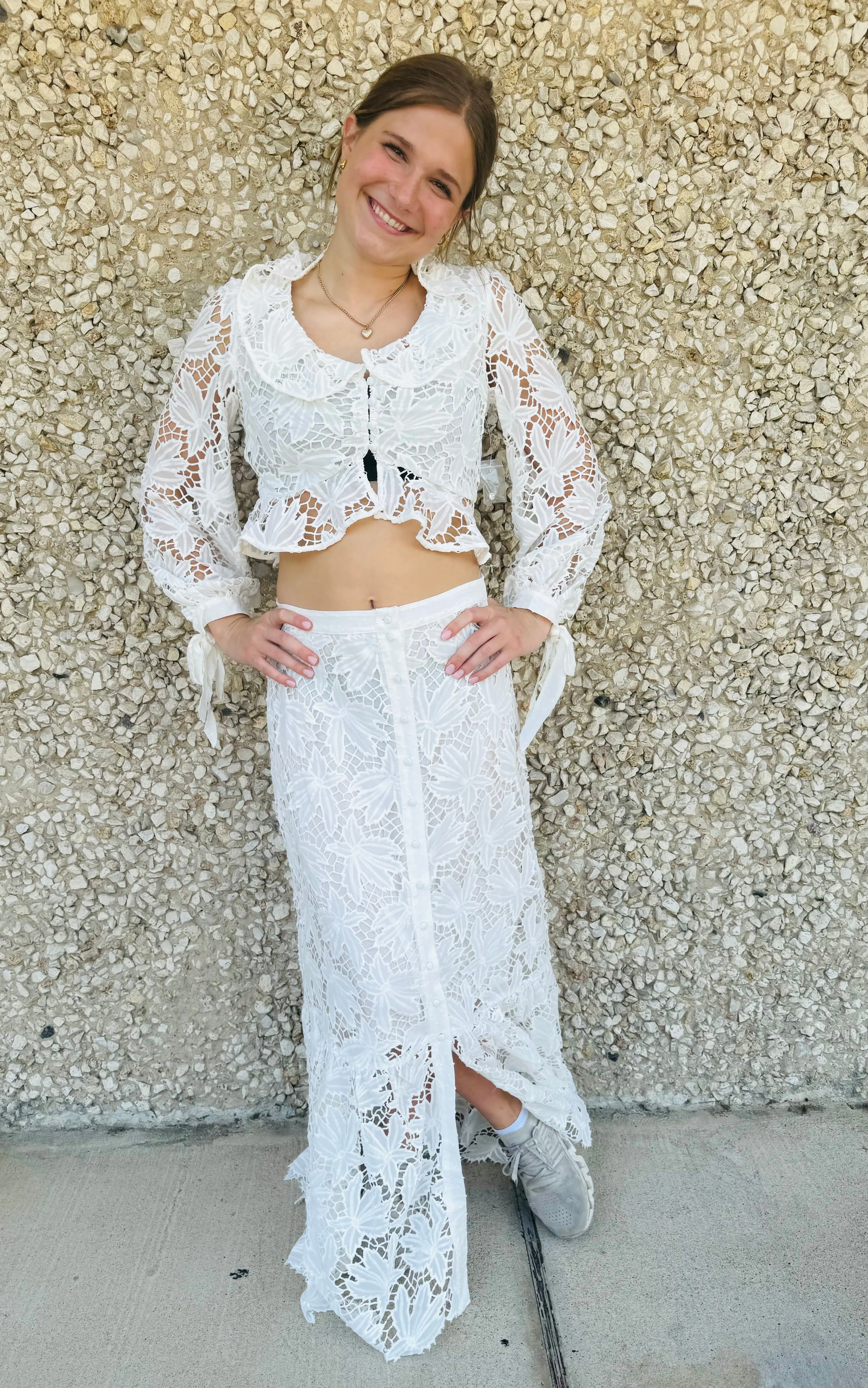 Apparel- Btfl-Life Delphine Lace Maxi Skirt