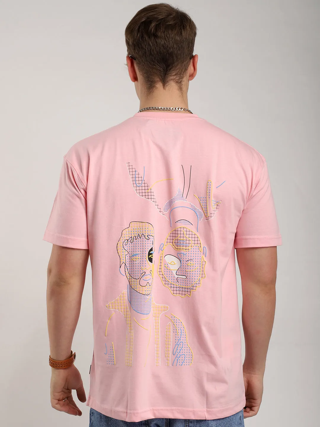 Aura Pink Oversized T-Shirt