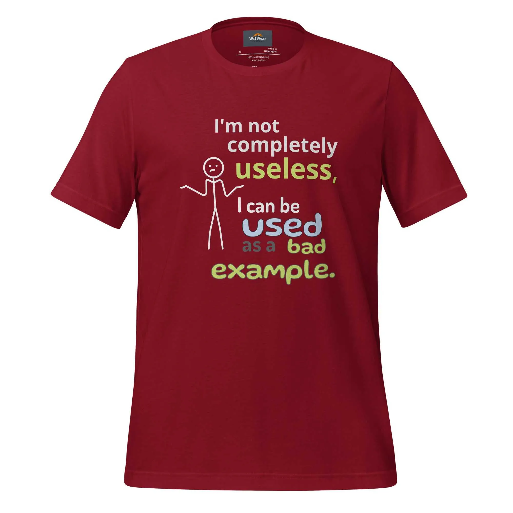 Bad Example Tee: Hilarious Statement Piece for Witty Folks | Unisex fit