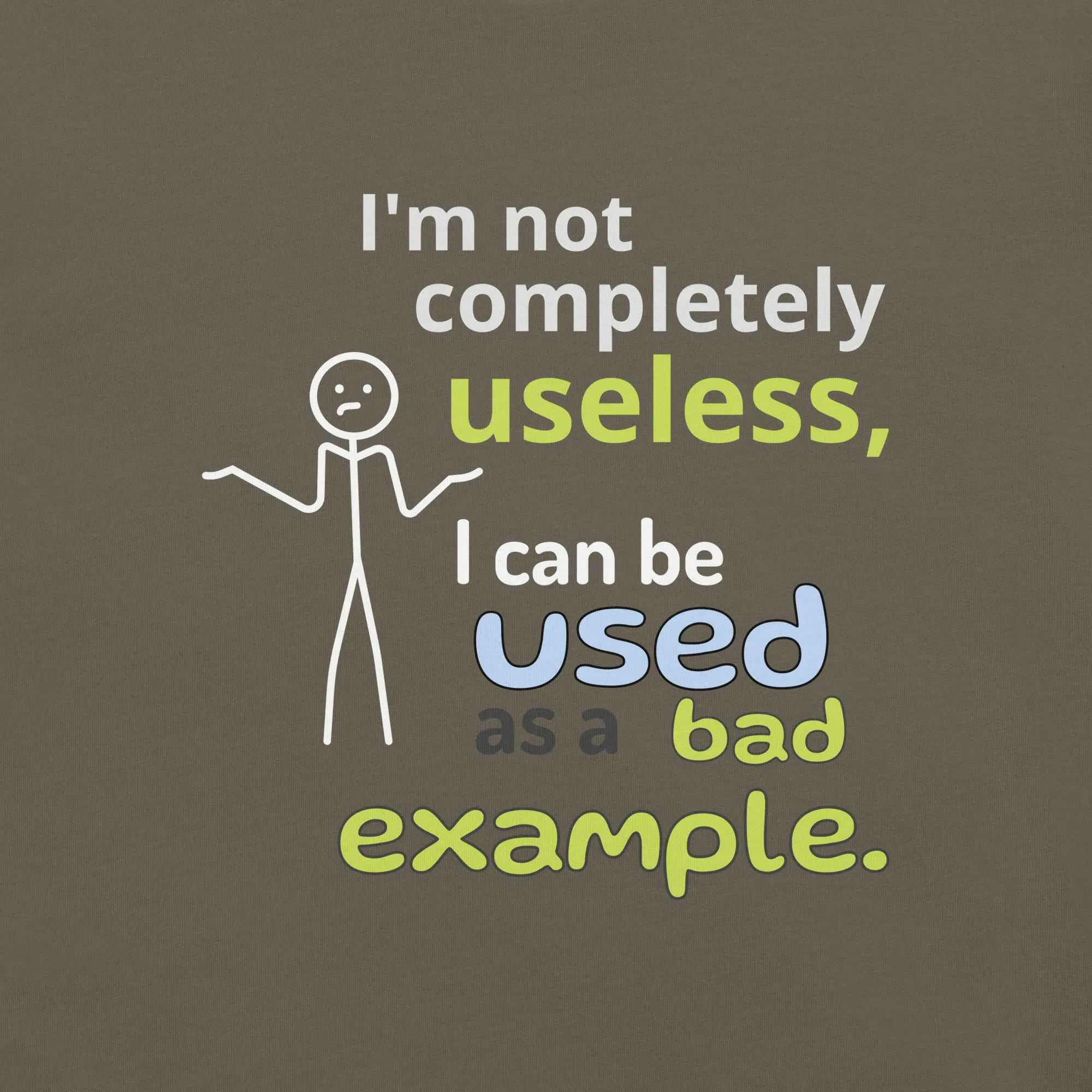 Bad Example Tee: Hilarious Statement Piece for Witty Folks | Unisex fit
