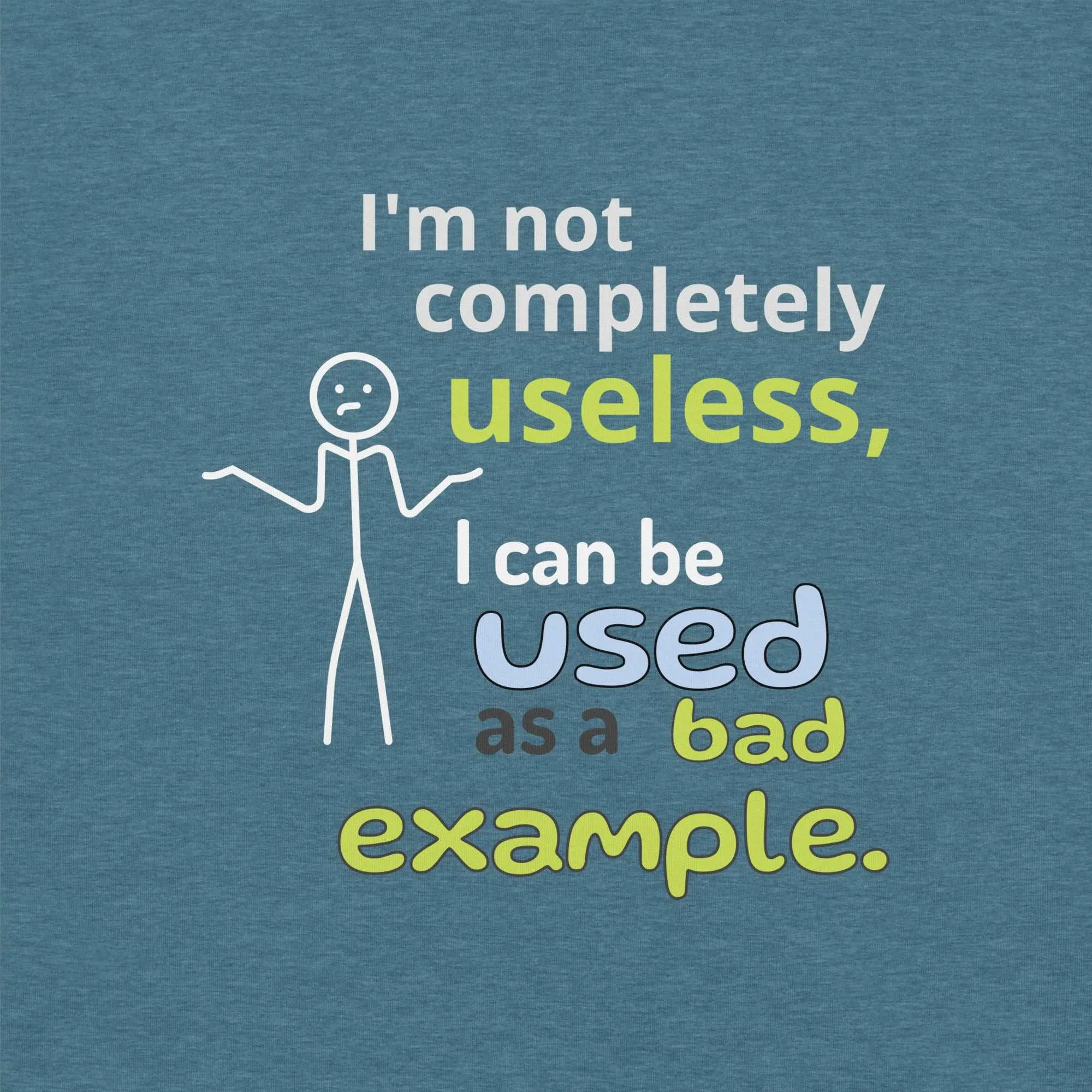 Bad Example Tee: Hilarious Statement Piece for Witty Folks | Unisex fit