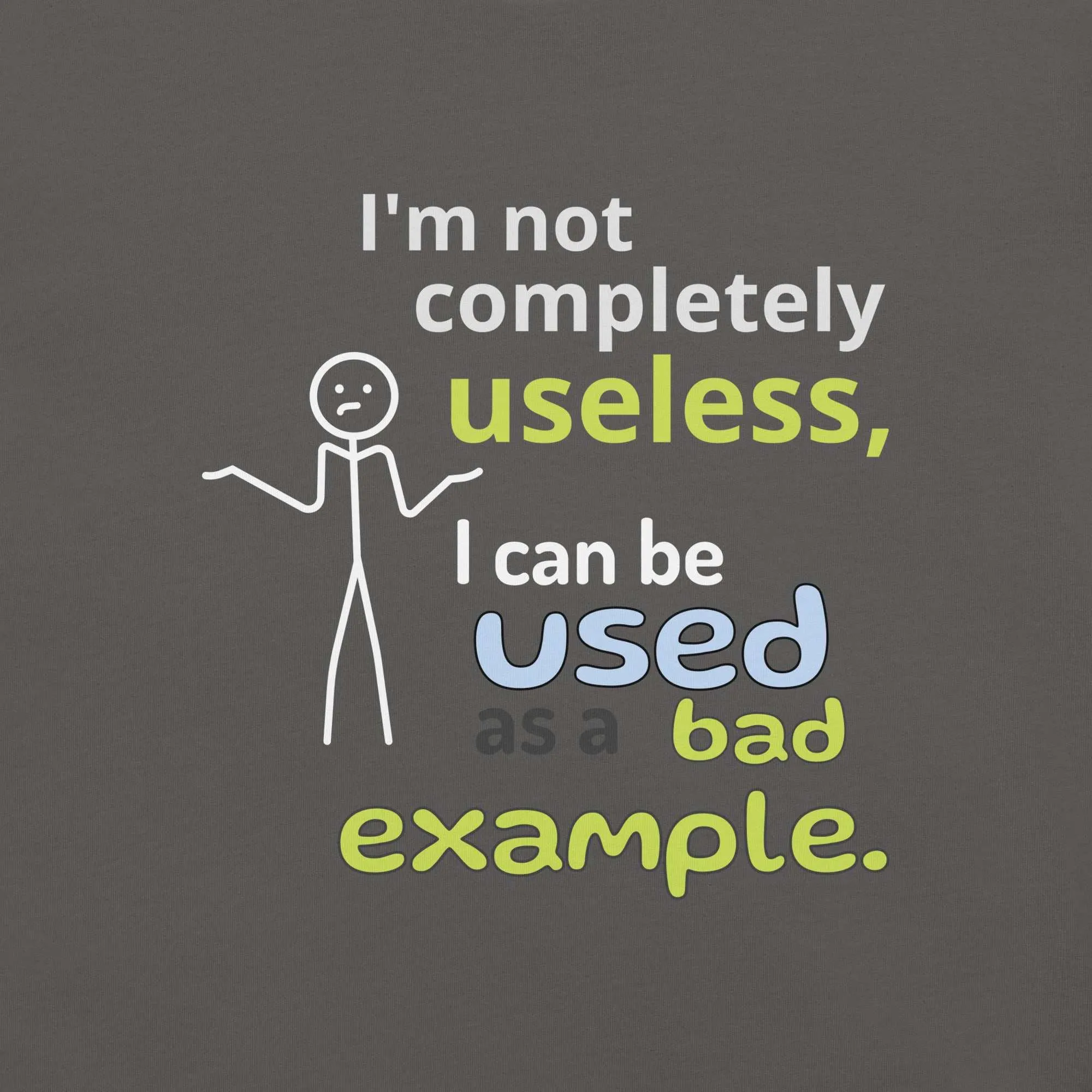 Bad Example Tee: Hilarious Statement Piece for Witty Folks | Unisex fit
