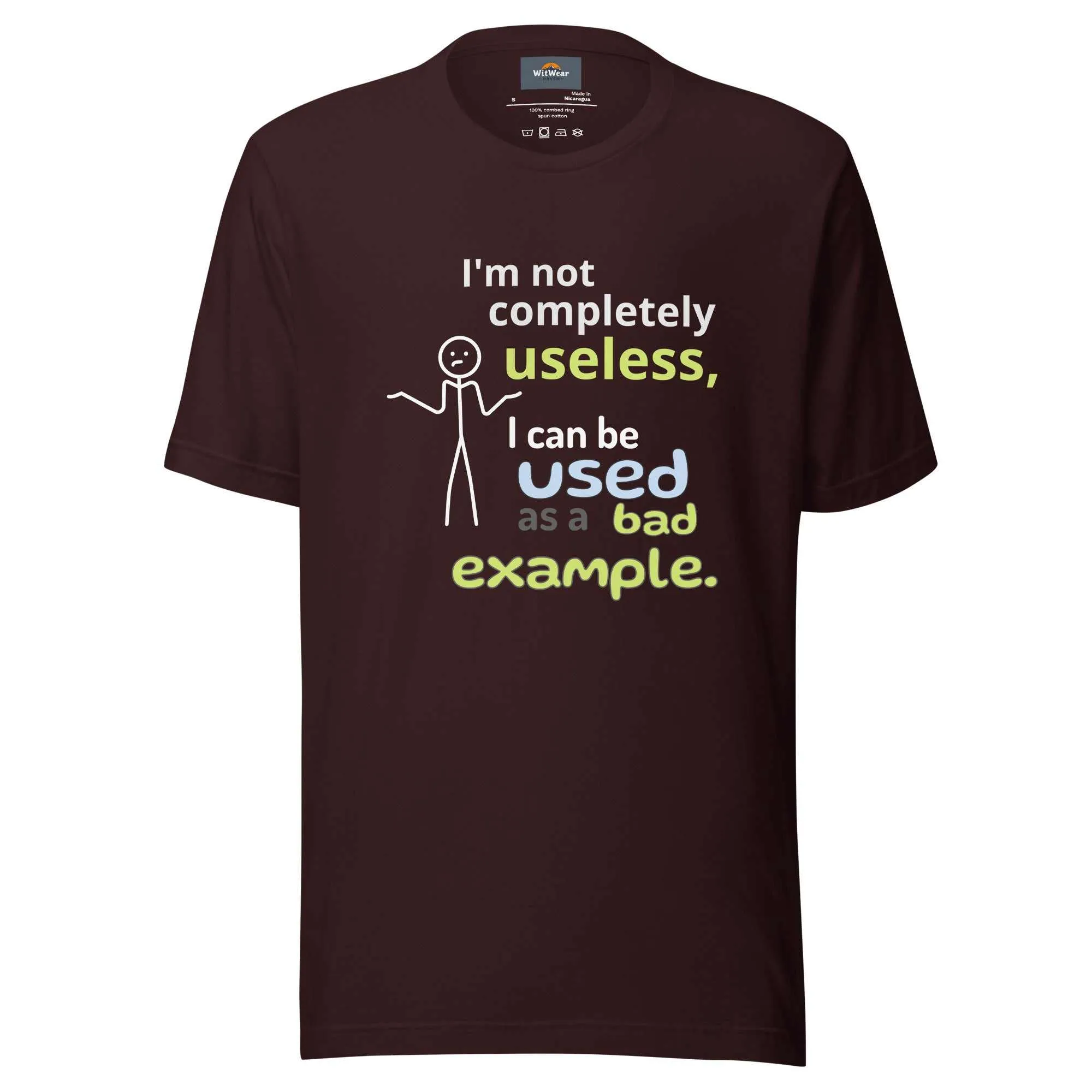 Bad Example Tee: Hilarious Statement Piece for Witty Folks | Unisex fit