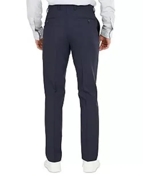 Bar Iii Mens Slim fit Dress Pants 29 / 30 Blue Solid