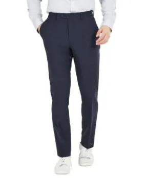 Bar Iii Mens Slim fit Dress Pants 29 / 30 Blue Solid