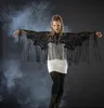 Bat Fringe Poncho Costume