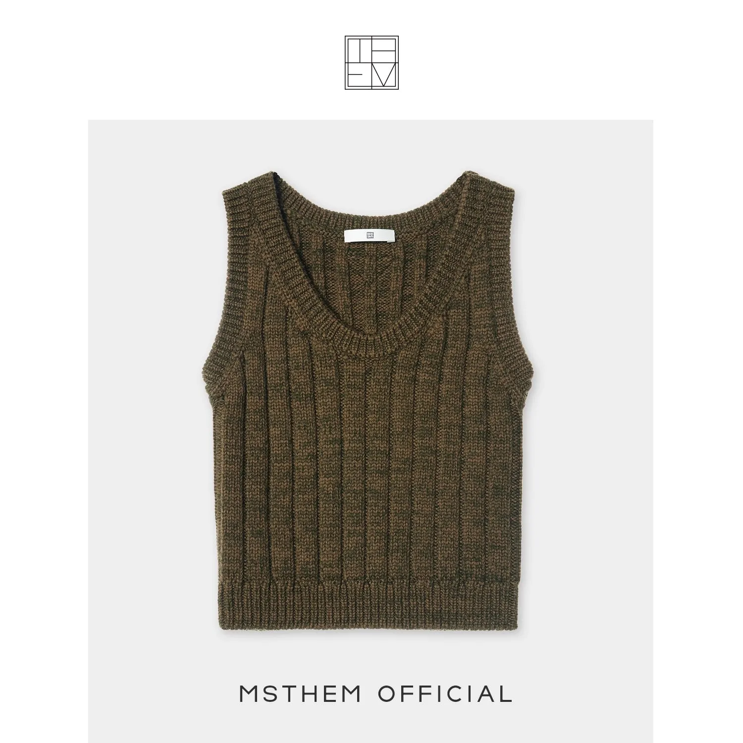 Biella Wool Knit Vest