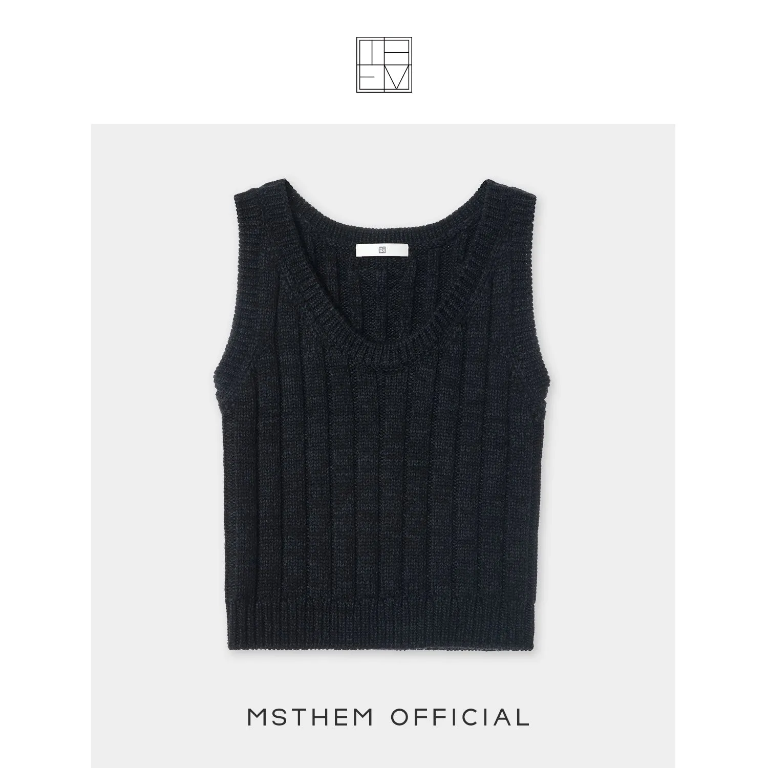 Biella Wool Knit Vest