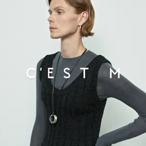Biella Wool Knit Vest