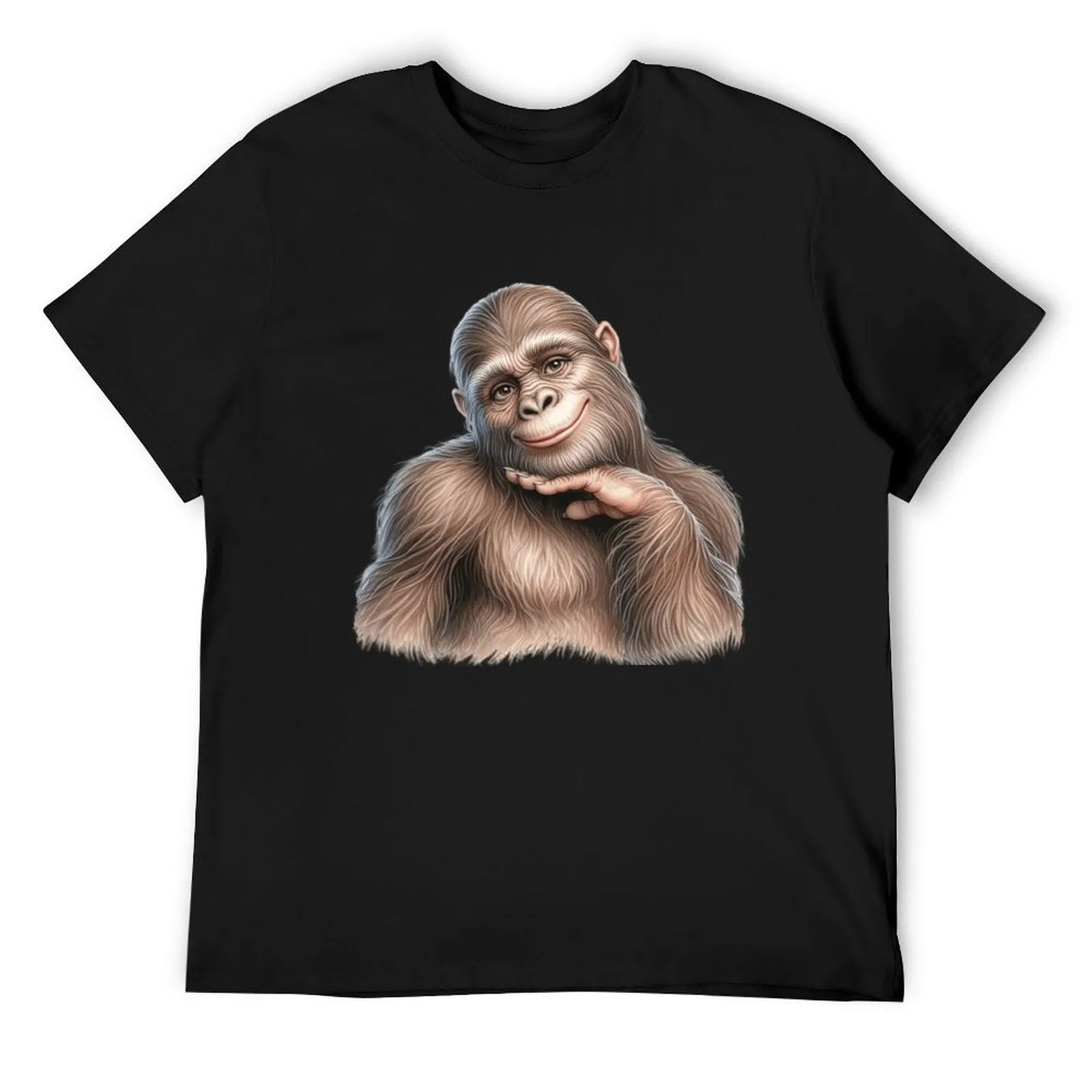 Bigfoot, Sasquatch, female, Short Sleeve Cotton T-shirt