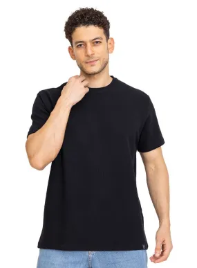 Black Squares Round T-Shirt