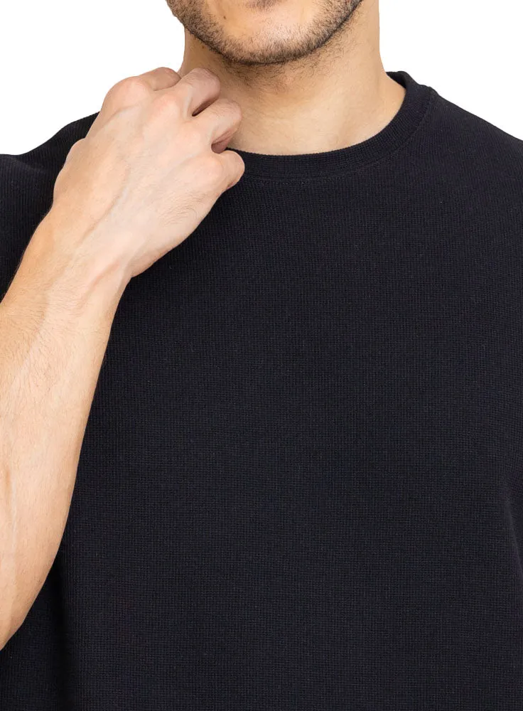 Black Squares Round T-Shirt