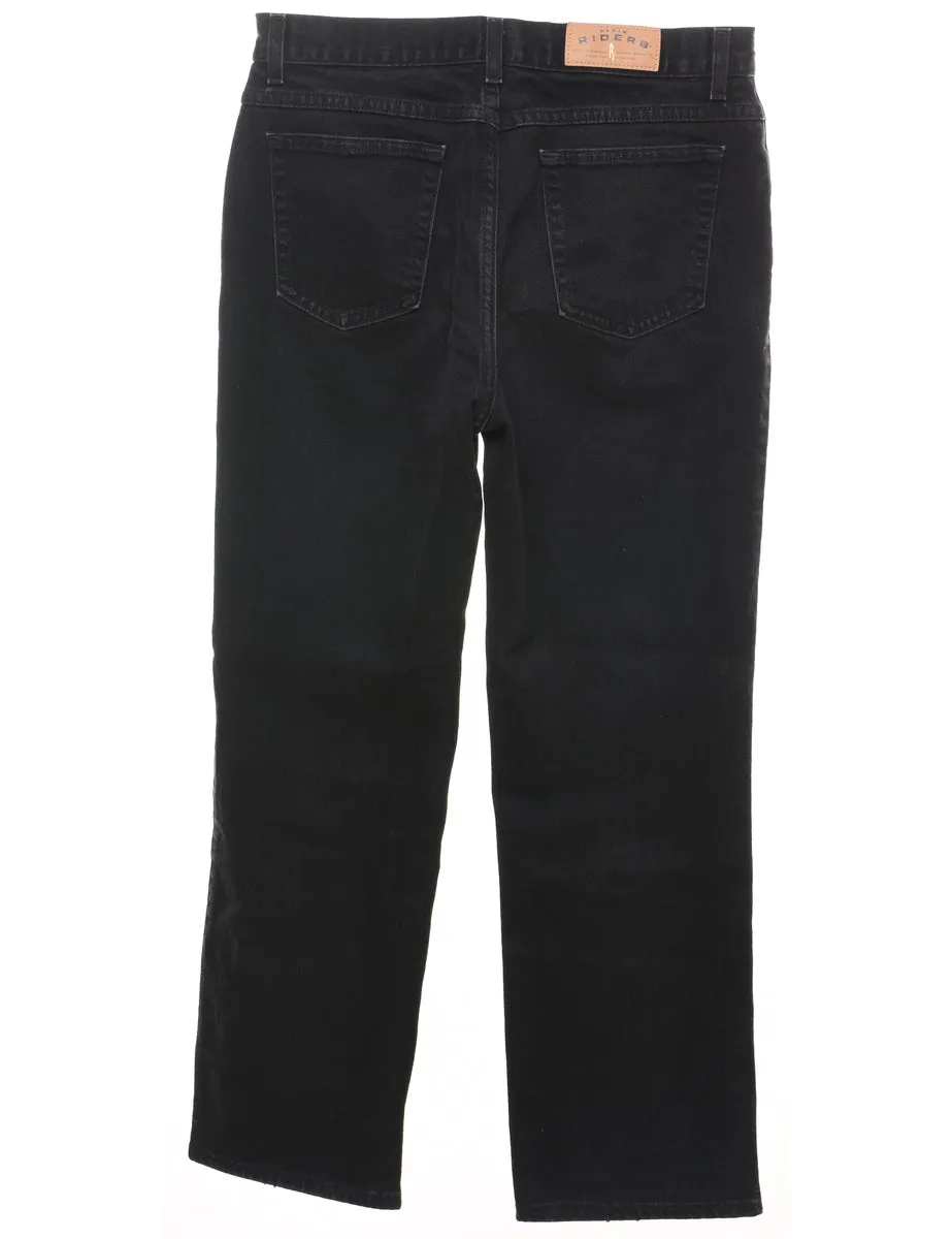 Black Straight-Fit Lee Jeans - W30 L28