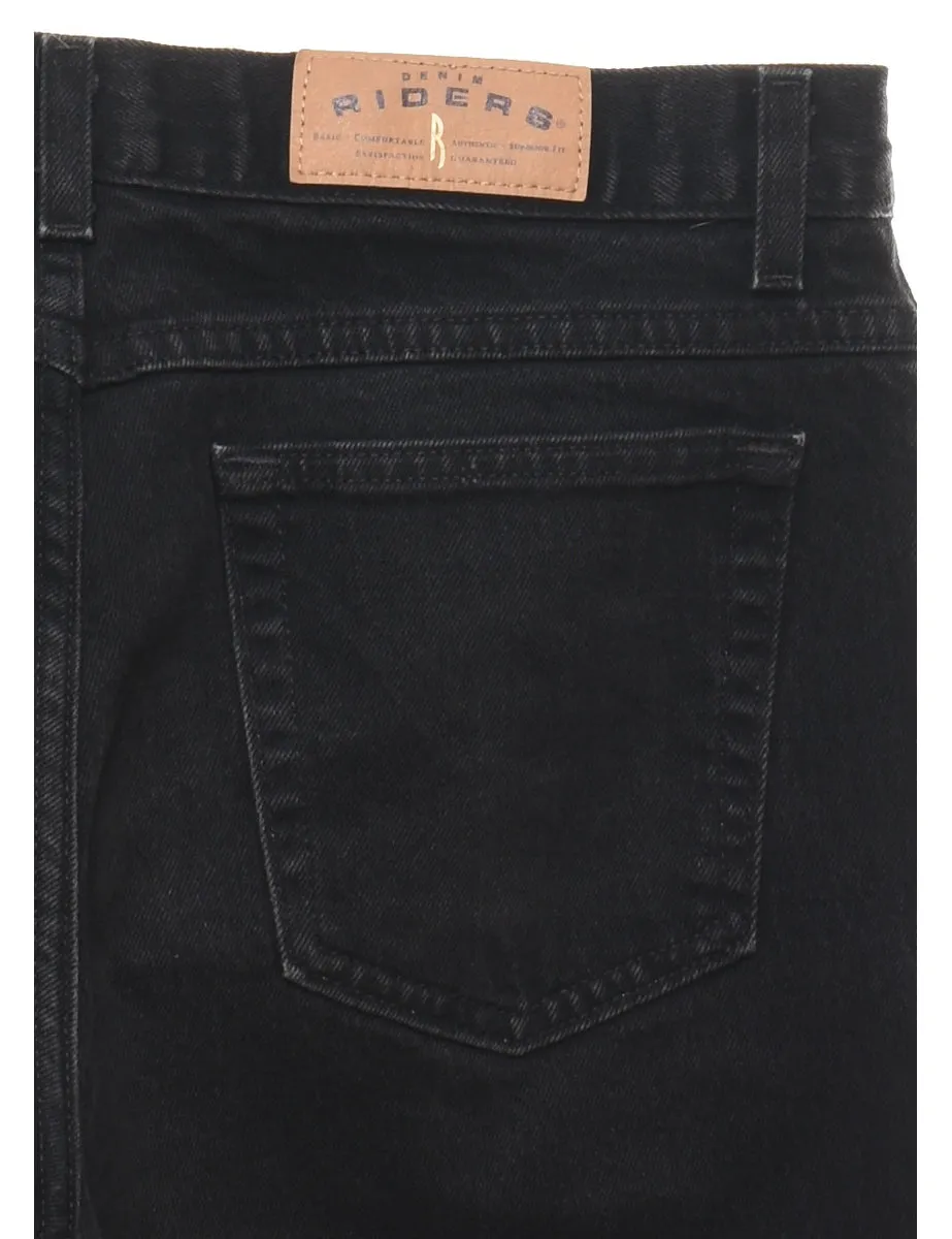 Black Straight-Fit Lee Jeans - W30 L28