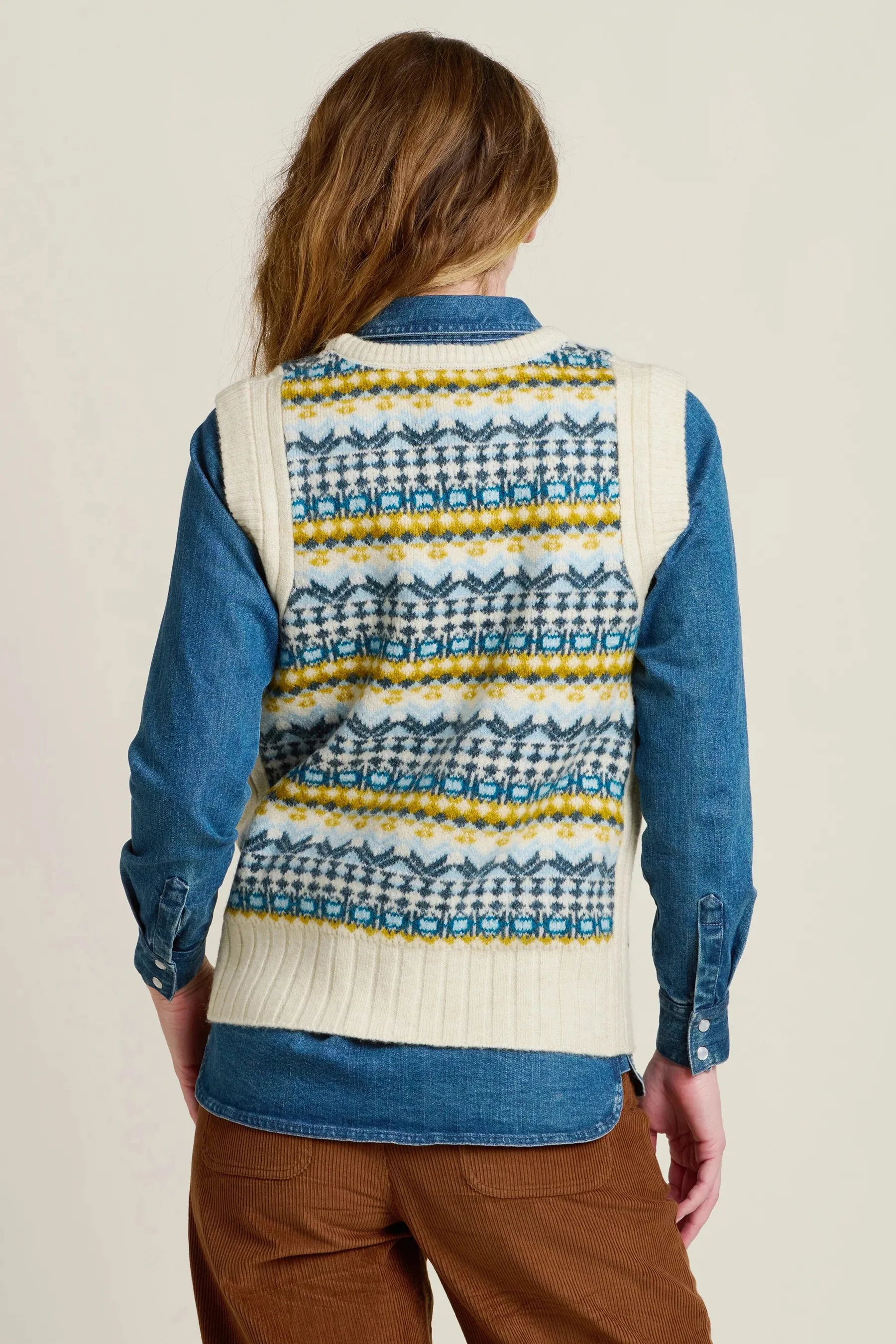 Brakeburn Fairisle Knit Vest - Multi