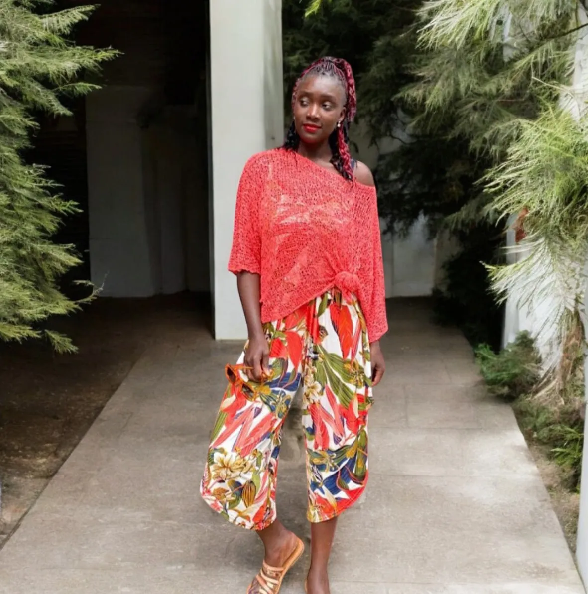 Breezy Coal Bohemian Popcorn Cover Up