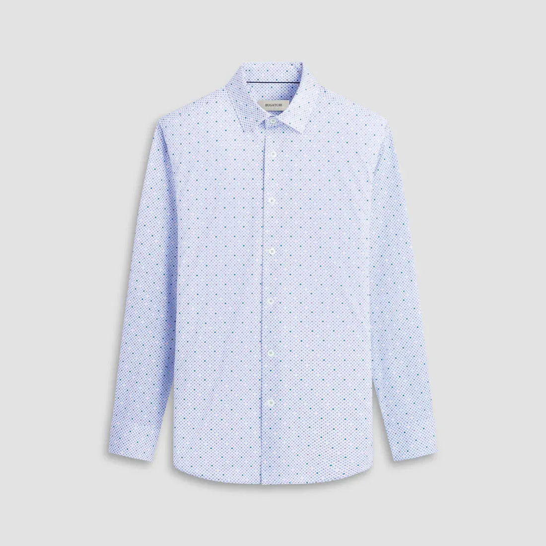 Bugatchi - Long Sleeve - Modern Fit - OOOHCotton Tech - 8 way Stretch - FF9106K65