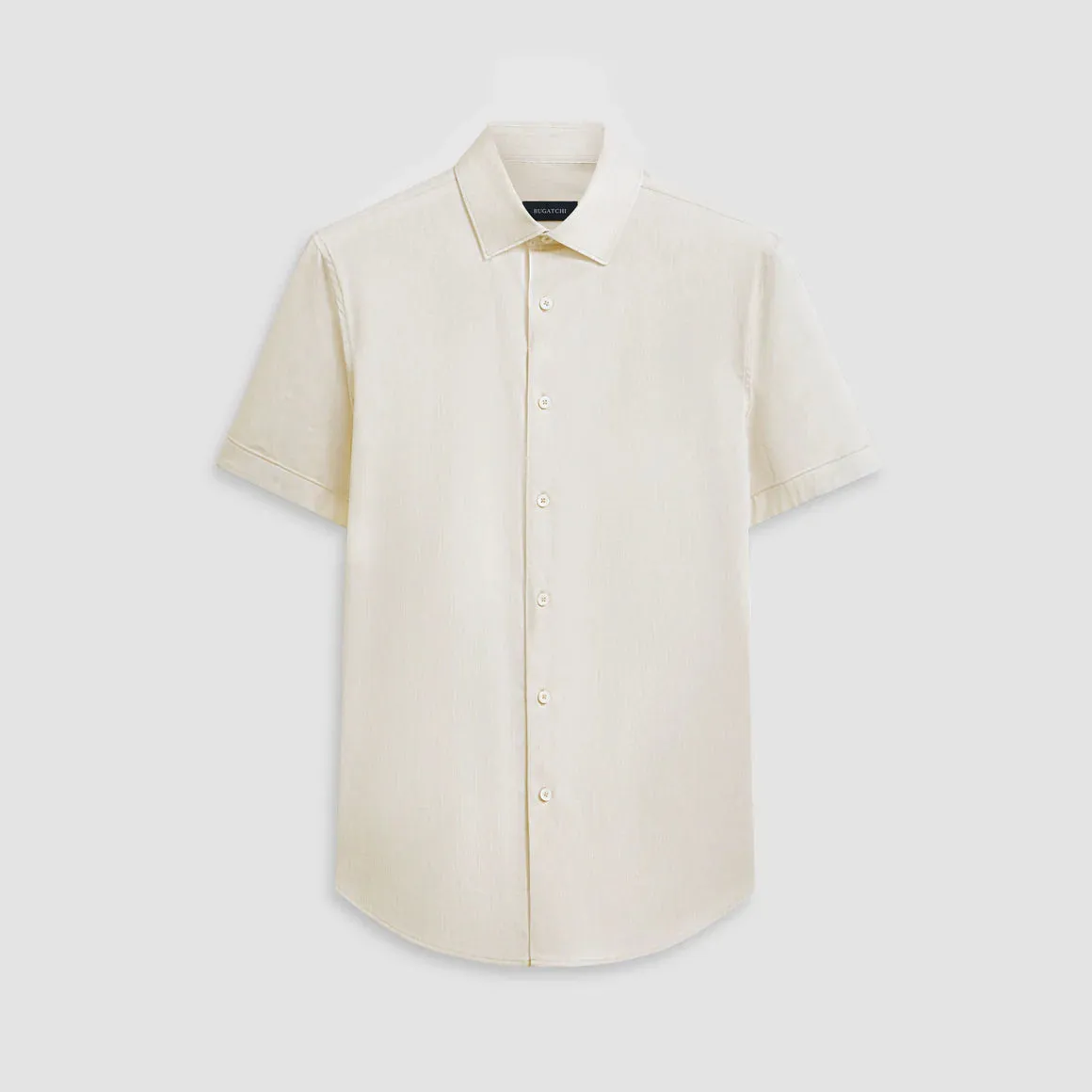 Bugatchi - Miles Short Sleeve Modern Fit Shirt - OOOHCotton Tech - 8 way Stretch - Available in 4 Colours - DF9517F40