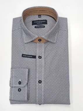 Casa Moda Long Sleeve Casual Shirt - Navy