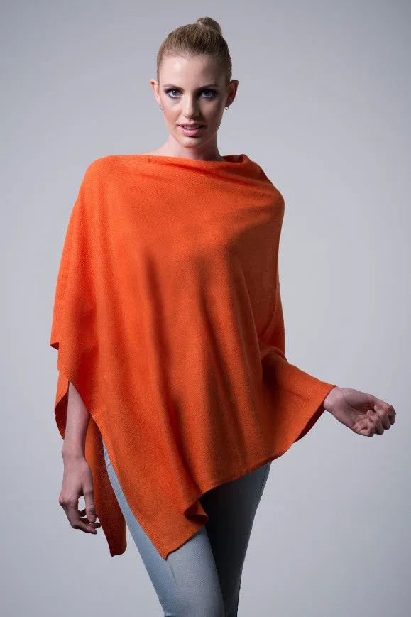 Cashmere Poncho Wrap W