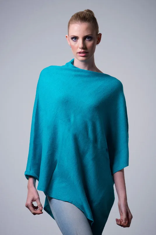 Cashmere Poncho Wrap W