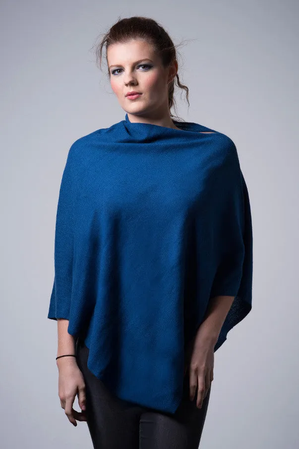 Cashmere Poncho Wrap W