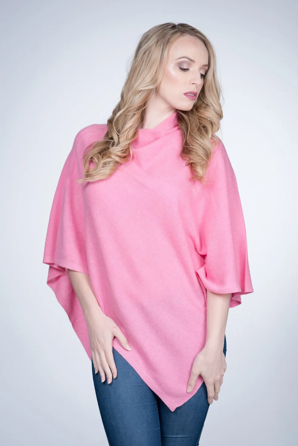 Cashmere Poncho Wrap W