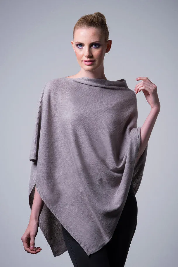 Cashmere Poncho Wrap W