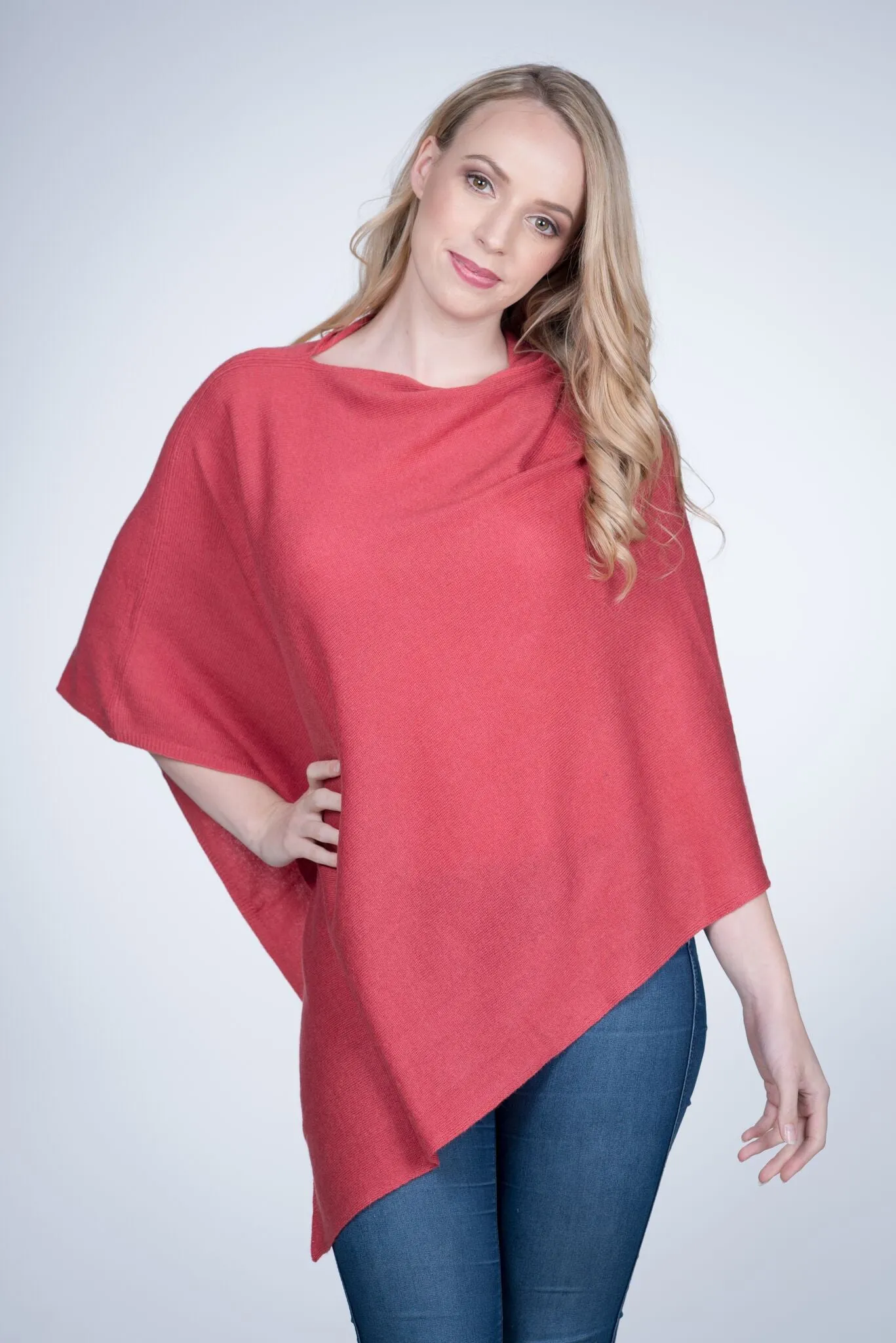 Cashmere Poncho Wrap W