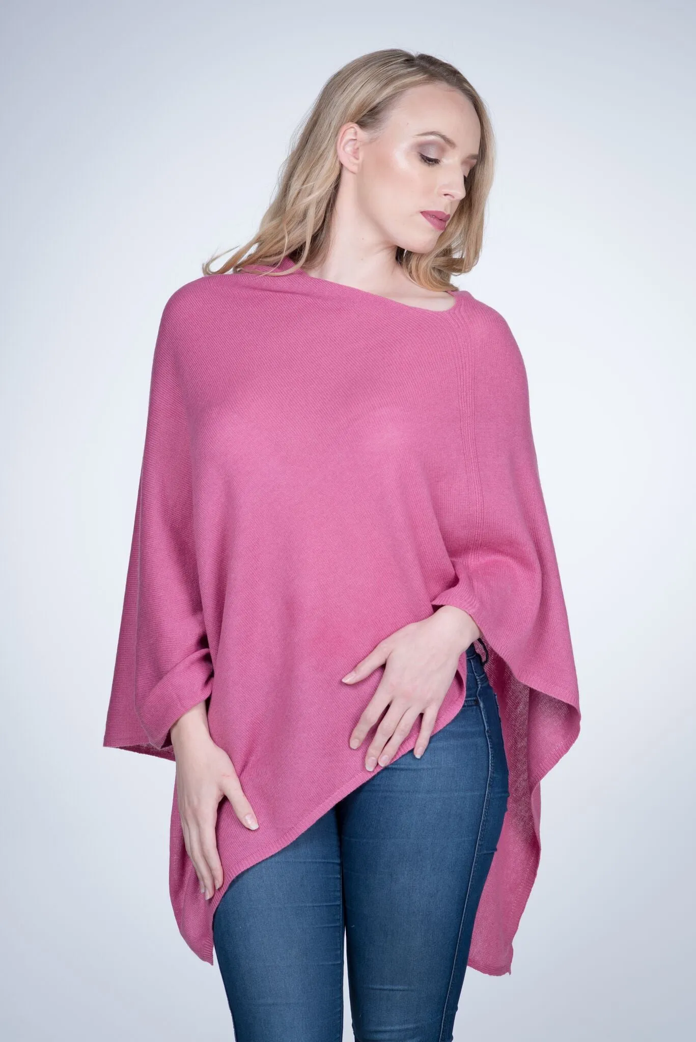 Cashmere Poncho Wrap W