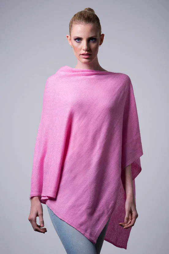 Cashmere Poncho Wrap W