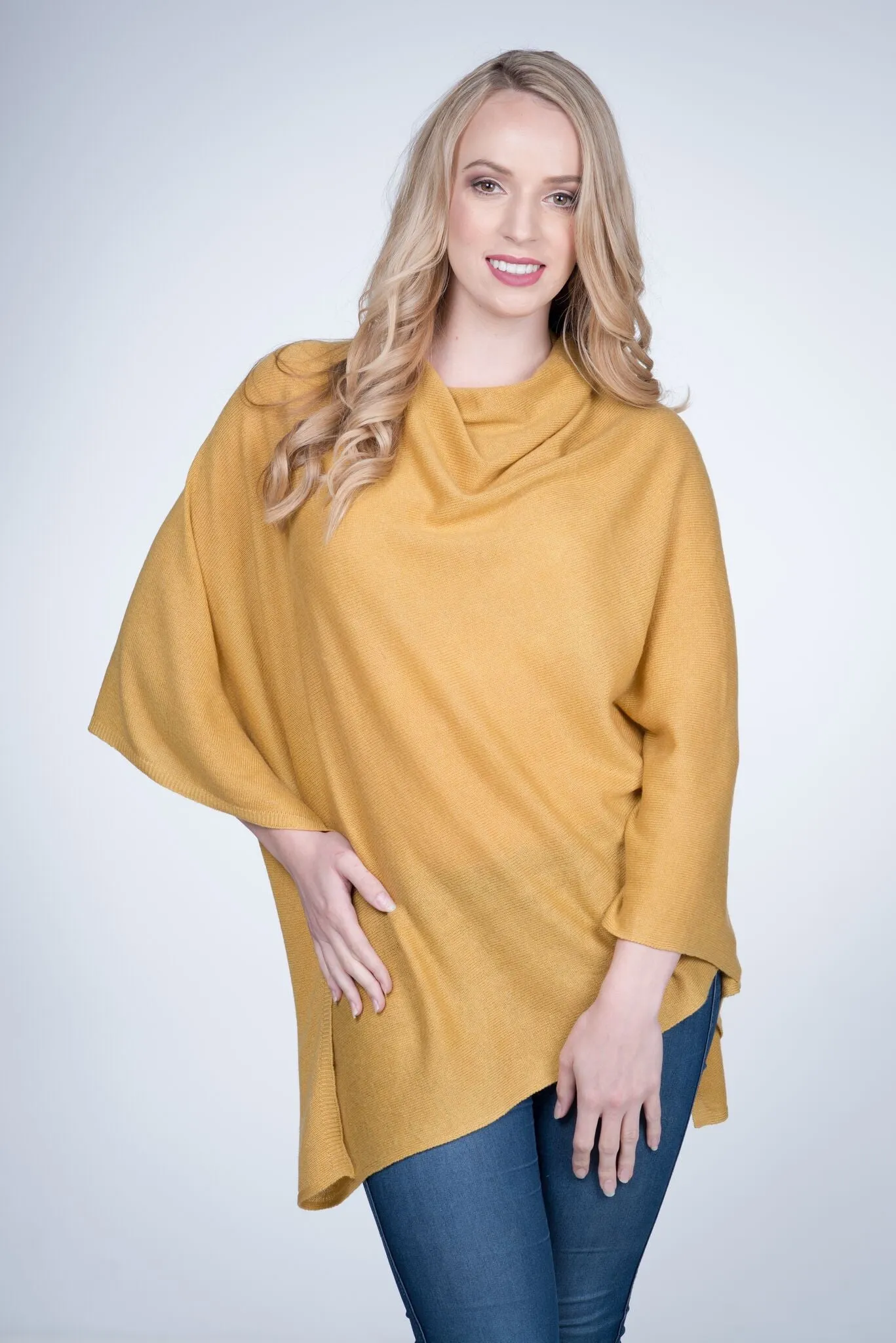 Cashmere Poncho Wrap W