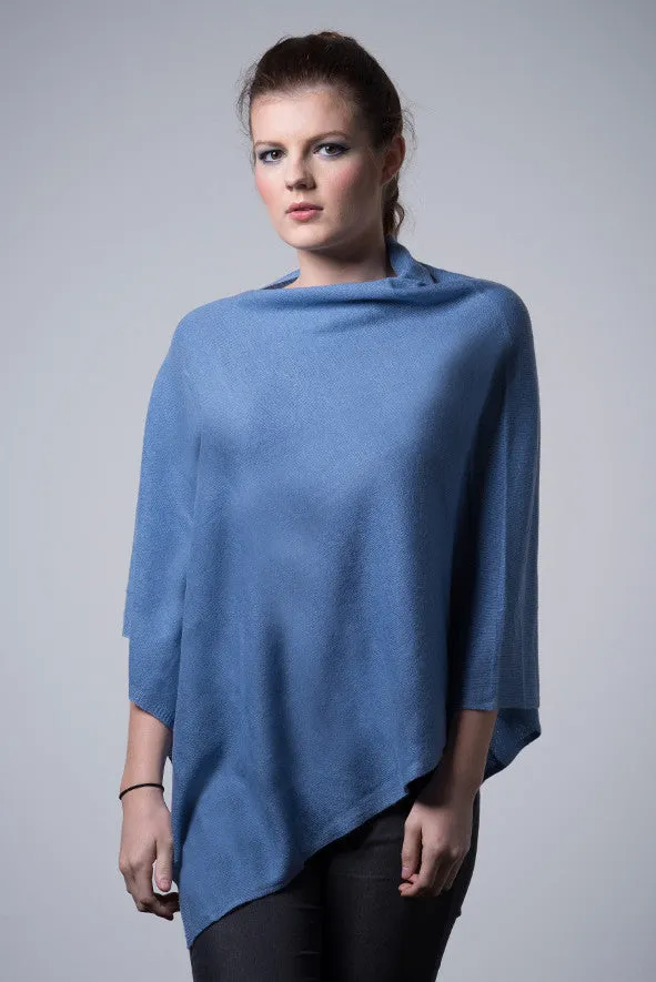 Cashmere Poncho Wrap W