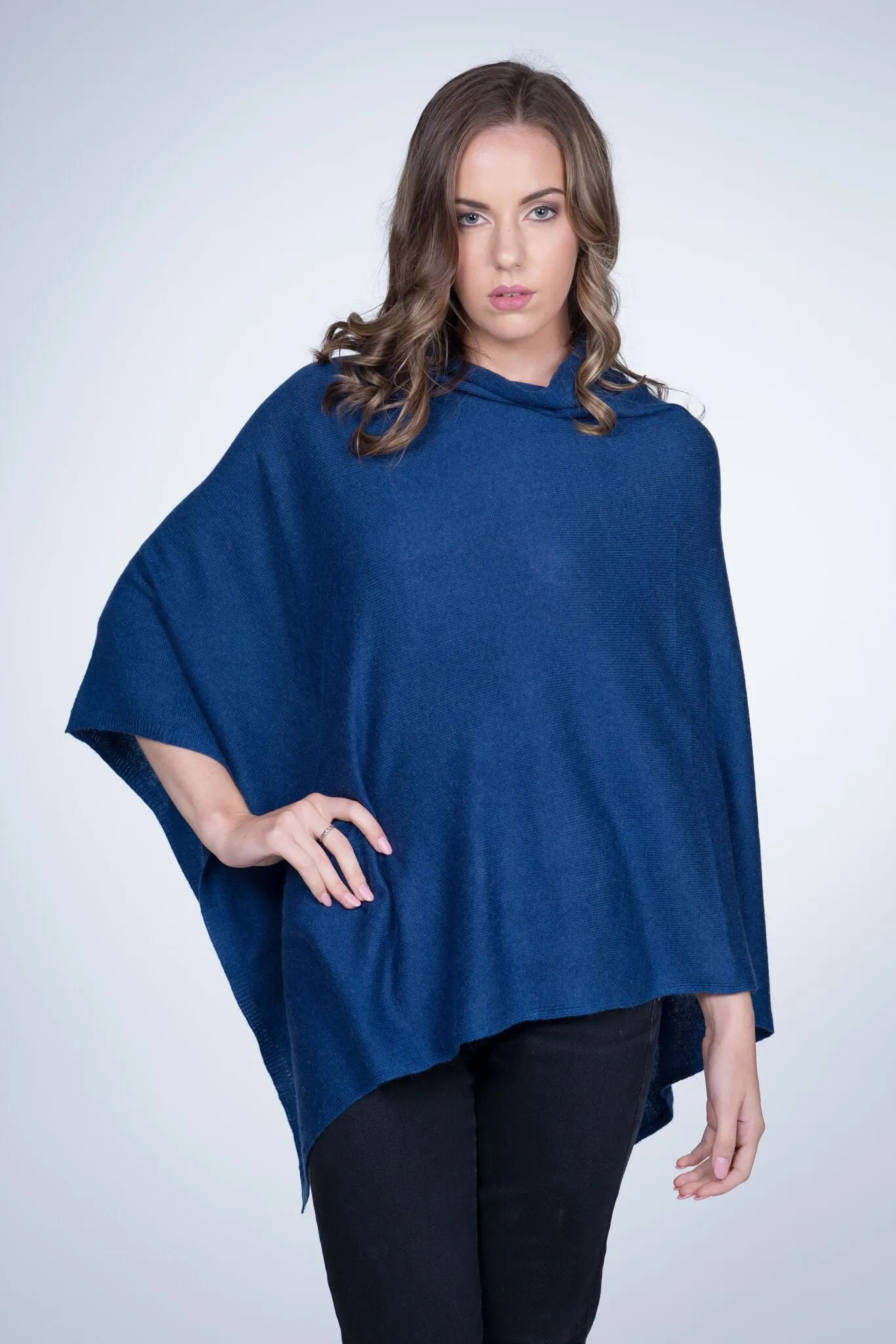 Cashmere Poncho Wrap W