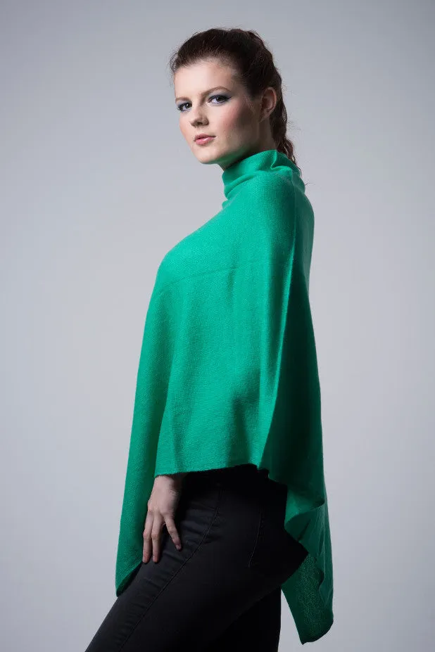 Cashmere Poncho Wrap W
