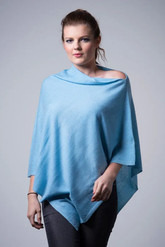 Cashmere Poncho Wrap W