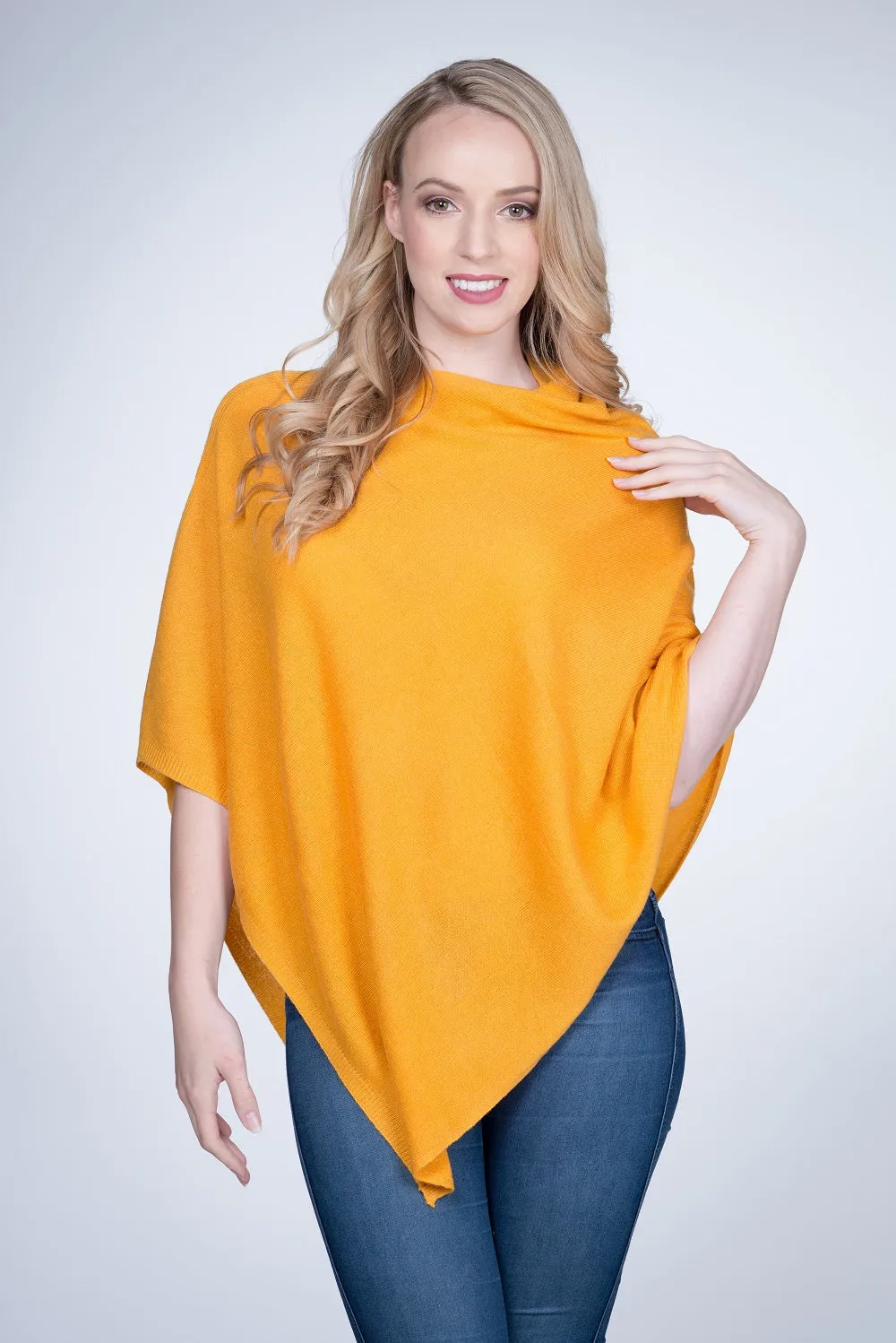 Cashmere Poncho Wrap W