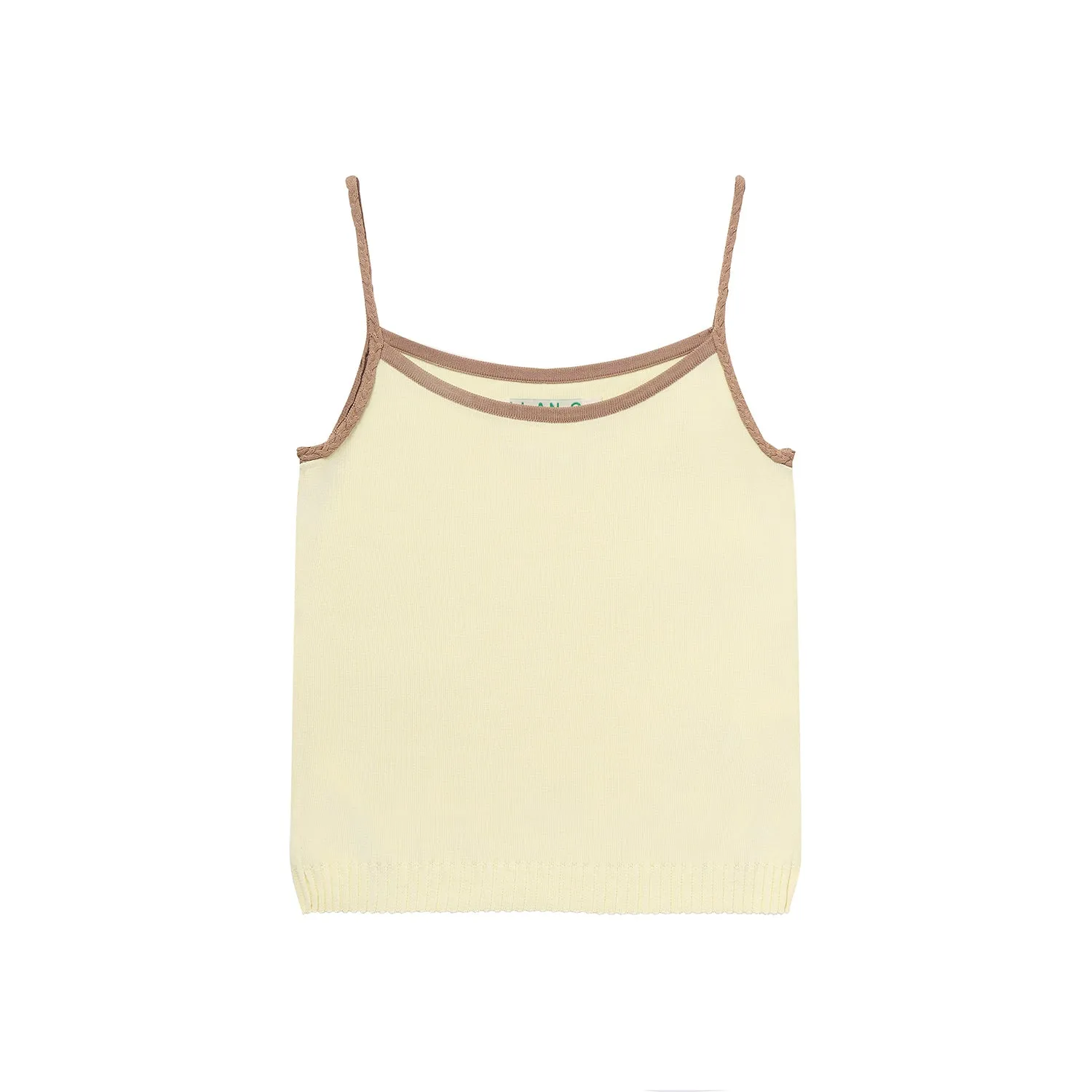 Contrast Knit Vest