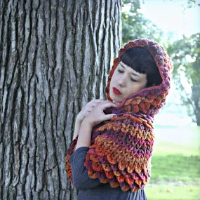 Crocodile Stitch Capelet and Poncho