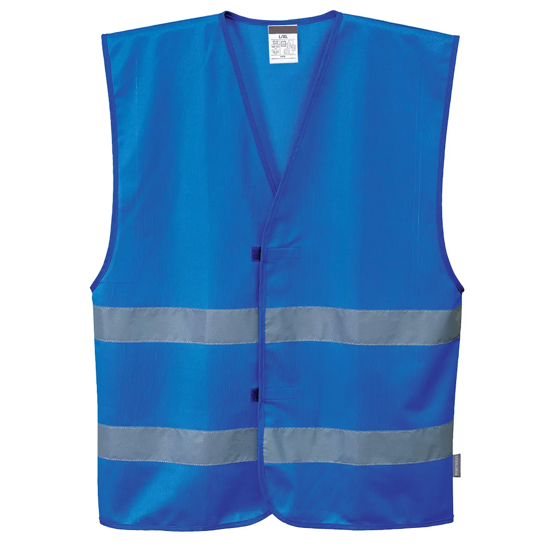 Custom ROYAL BLUE Safety Vest Reflective Hi Vis Work and Event Style Vest