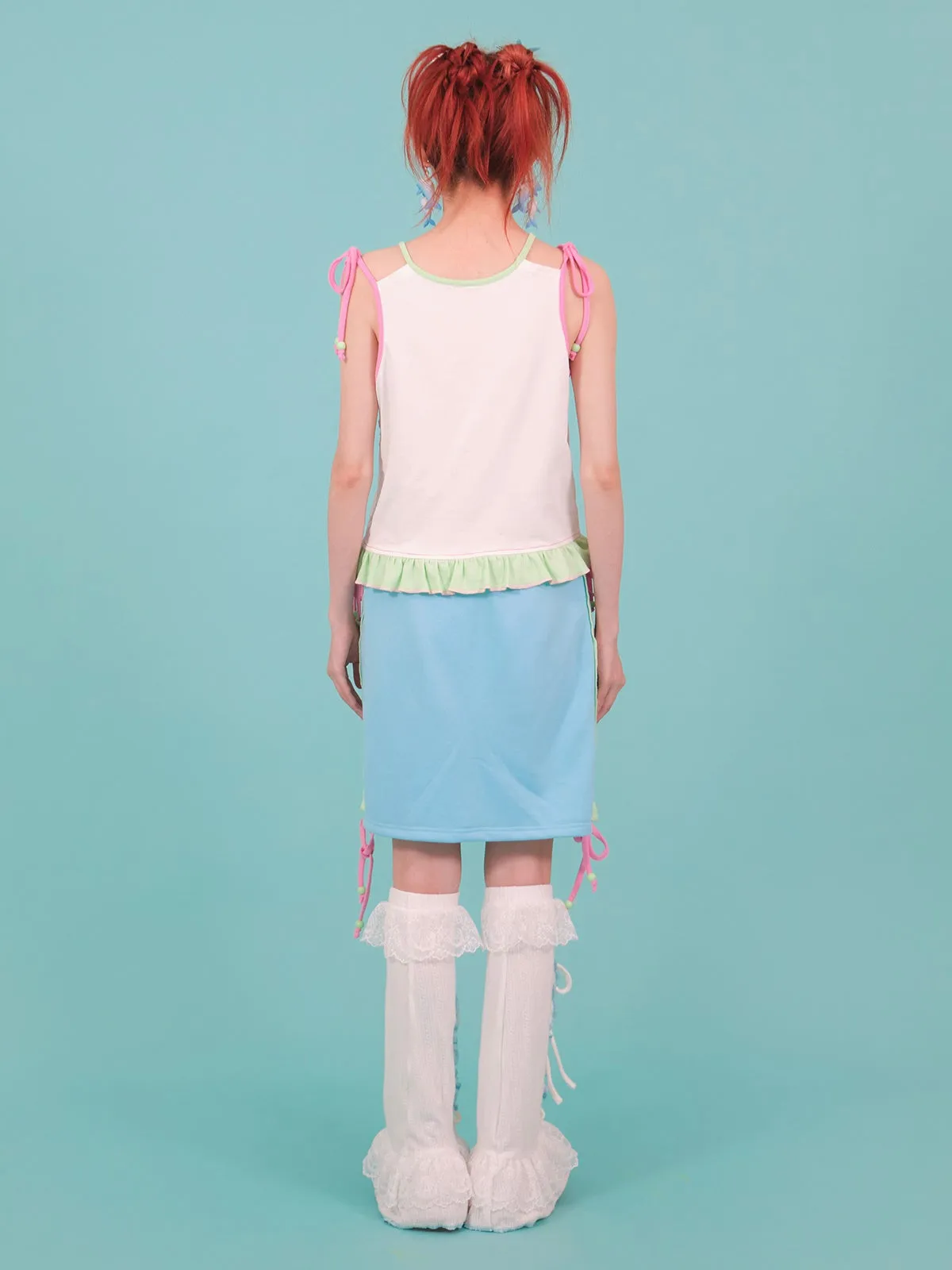 Cute Dolphin Print Skirt