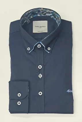 Dario Beltran Tobia Regular Fit Long Sleeve Shirt 2273 - Navy