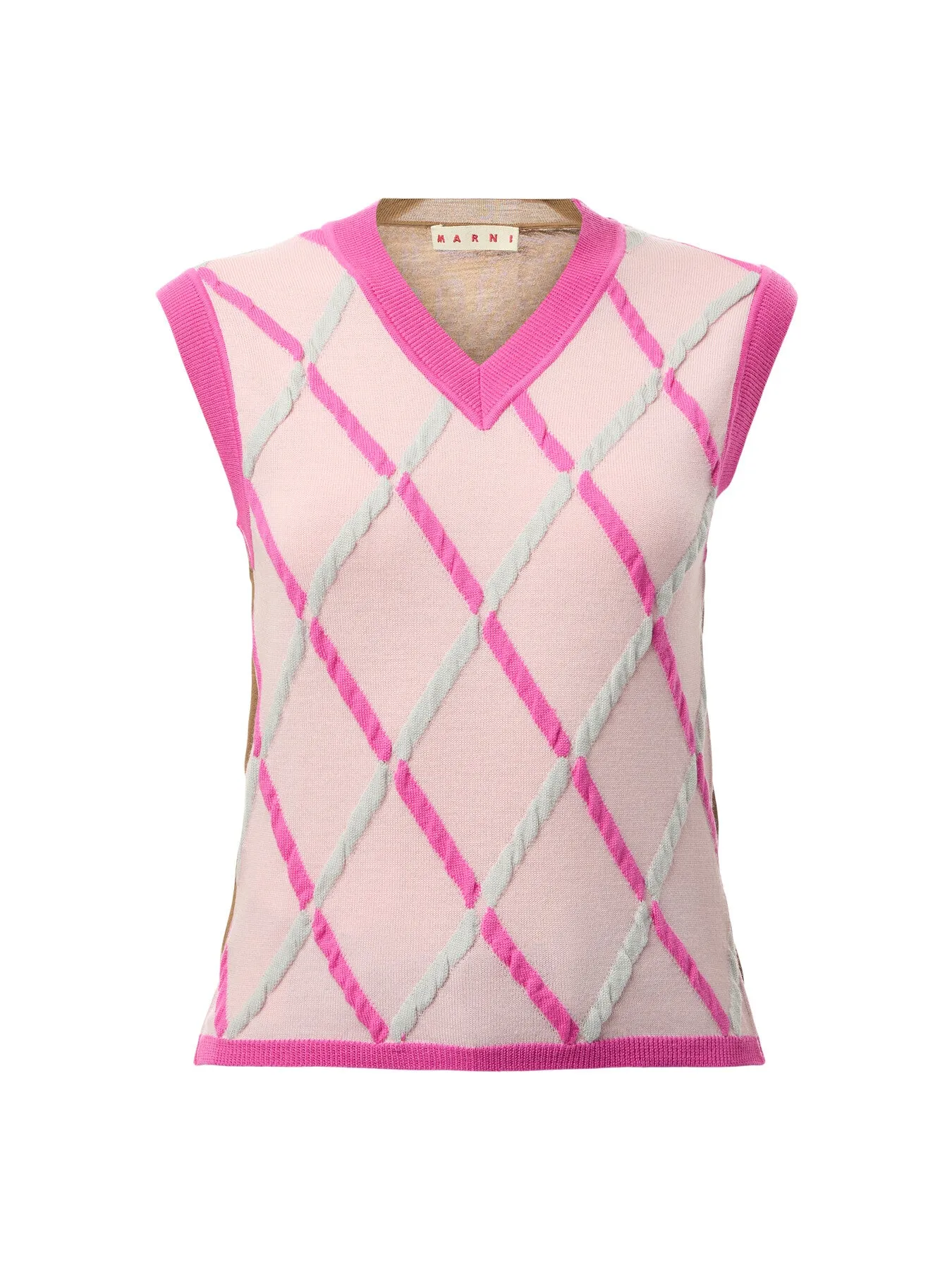 Diamond V Neck Vest