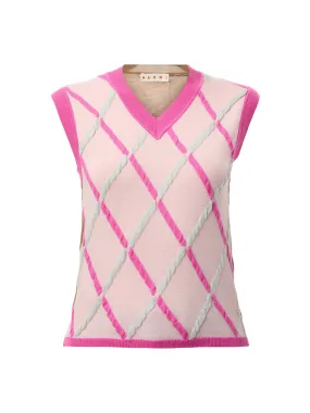 Diamond V Neck Vest