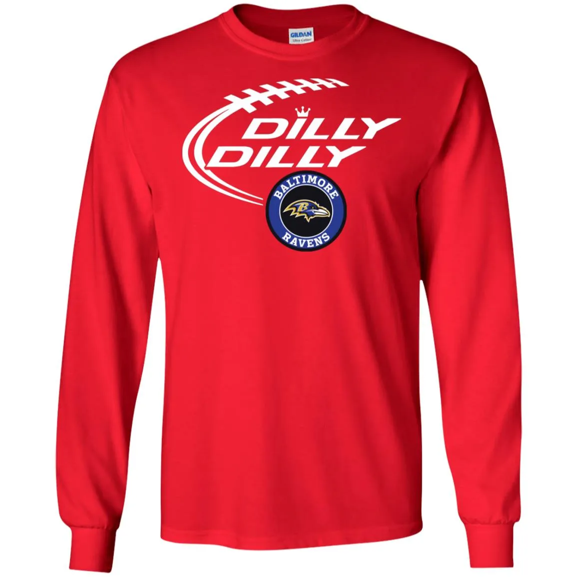 Dilly Dilly Baltimore Ravens Nfl Football Men Long SLeeve Shirt