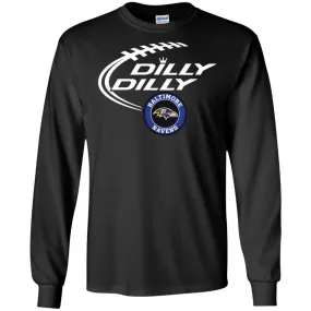 Dilly Dilly Baltimore Ravens Nfl Football Men Long SLeeve Shirt