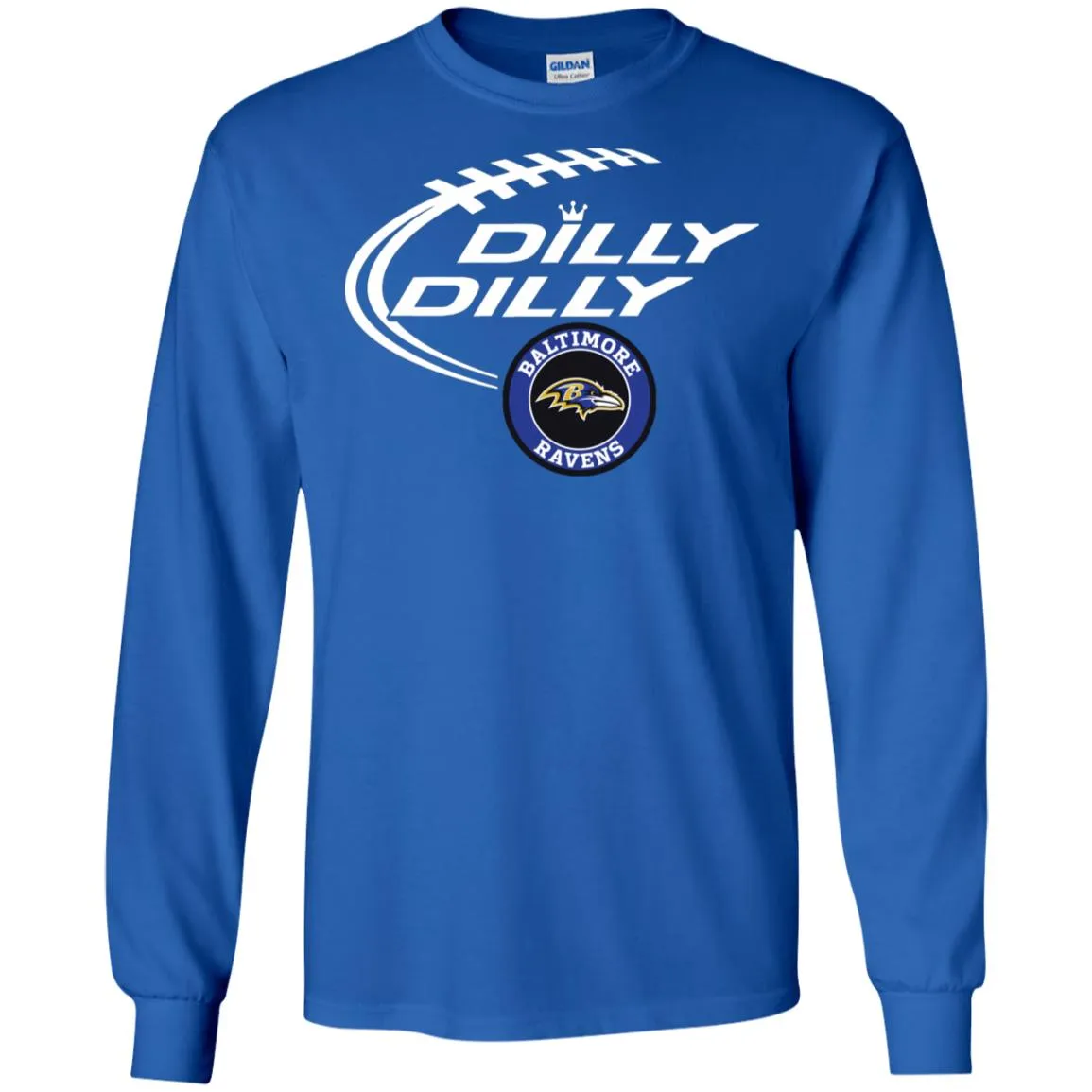Dilly Dilly Baltimore Ravens Nfl Football Men Long SLeeve Shirt