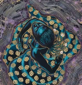Divine Spirit 27x27 limited edition print - Larry Poncho Brown